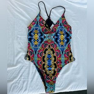 L*SPACE Wild Side One Piece in Moroccan Dreams size 10